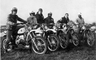 BMW enduro team 1979