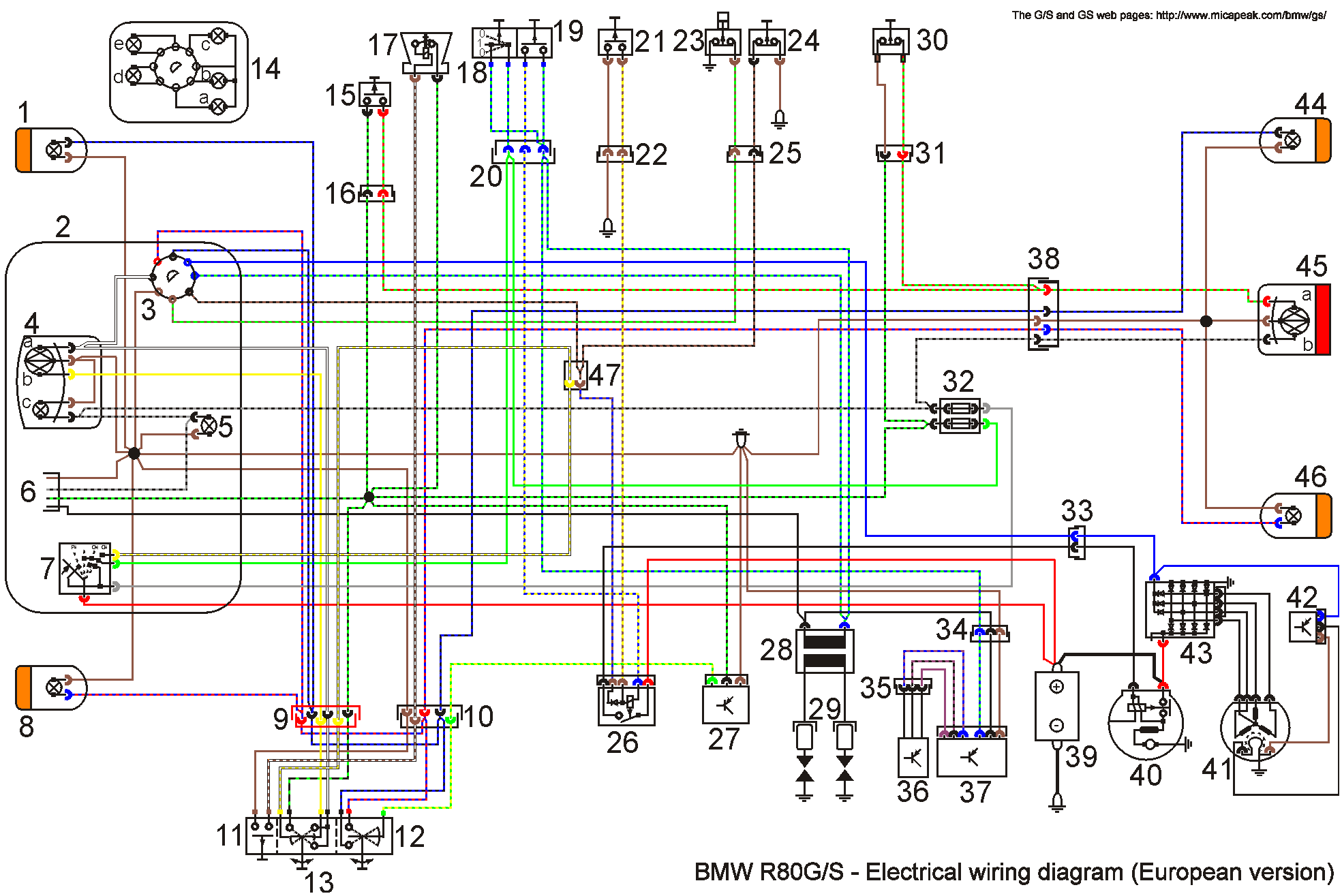 bmw 80 gs la storia 1980 bmw r65 wiring diagram 